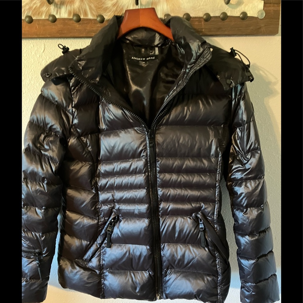 Andrew Marc Hooded Jacket